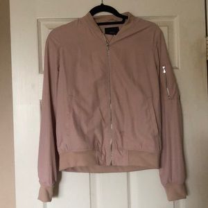 Pink bomber jacket